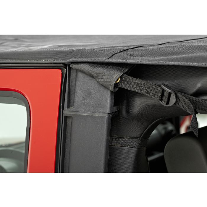 Bestop  Cable-Style Safari Bikini Top for 10-18 Jeep Wrangler JK 2 Door