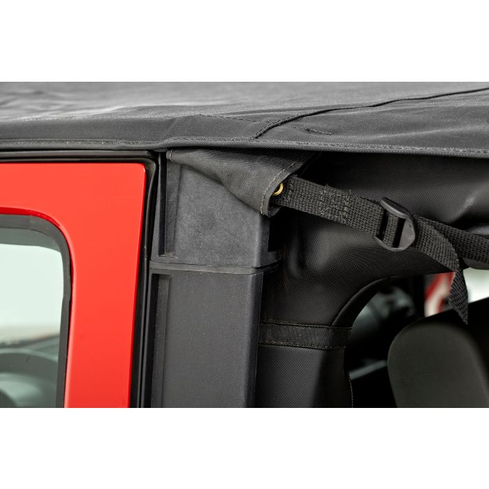 Bestop  Cable-Style Safari Bikini Top for 10-18 Jeep Wrangler Unlimited JK 4 Door