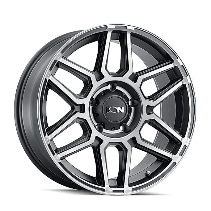 ION TYPE 146 MATTE BLACK W/MACHINED DART TINT 17X9 5-127 0MM 78.1MM