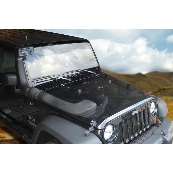 Volant  Snorkel Kit with Cold Air Induction Kit and PowerCore Filter for 12-18 Jeep Wrangler JK 3.6L