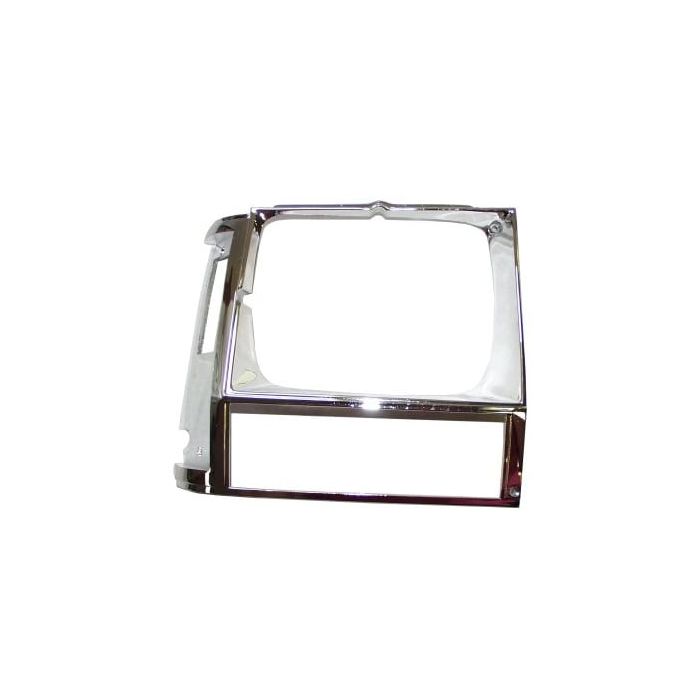 BEZEL-HEADLAMP-CHROME 84-90 XJ PASSENGR
