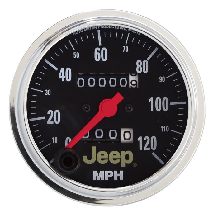 JEEP 3 3/8IN MECHANICAL 120MPH SPEEDO