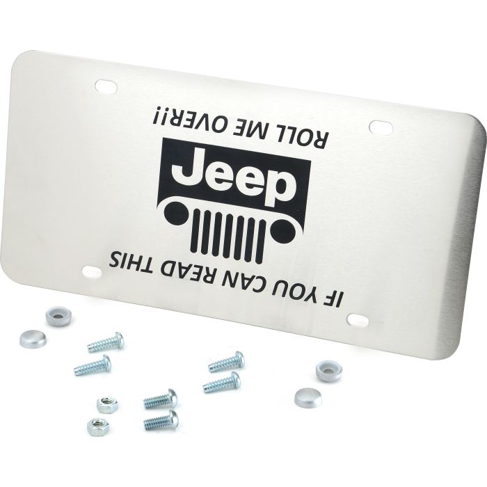 AUG ETCHED SS ROLL ME OVER PLATE