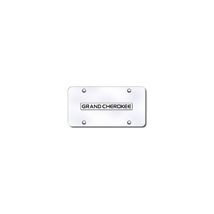 AUG 3D LOGO SS GRAND CHEROKEE PLATE