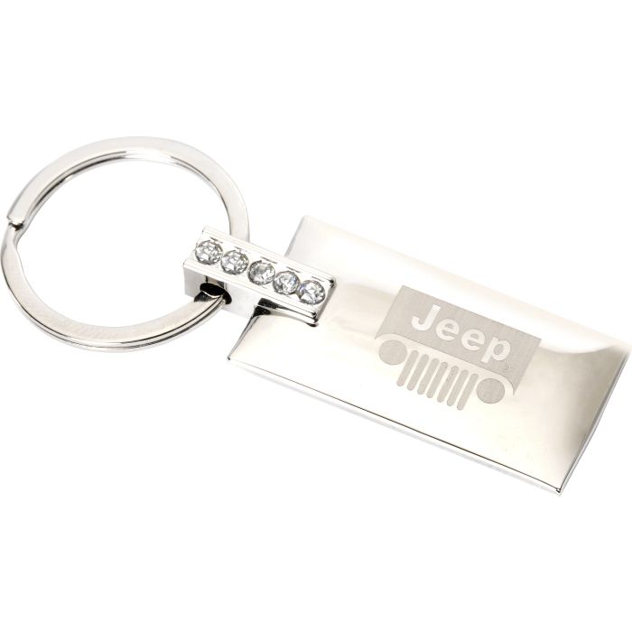 AUG JEWELED JEEP GRILLE KEY CHAIN