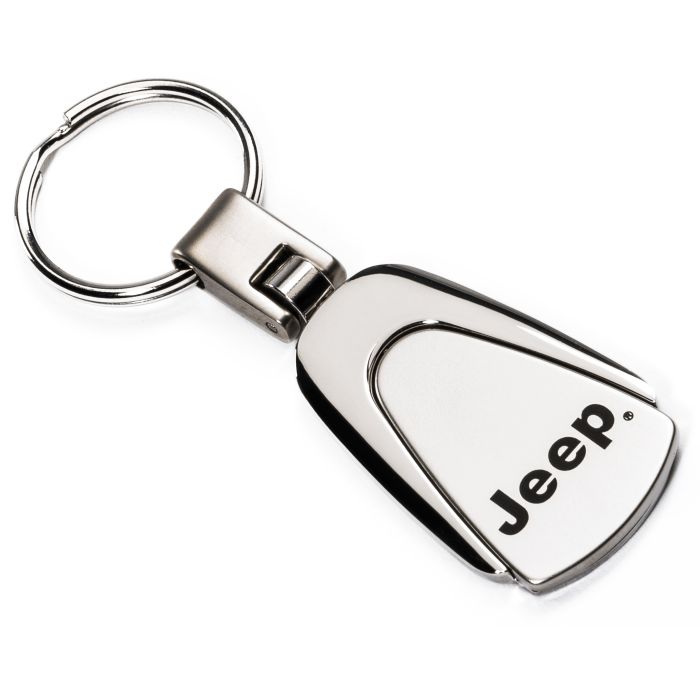 AUG TEAR DROP JEEP LOGO KEY CHAIN CHR