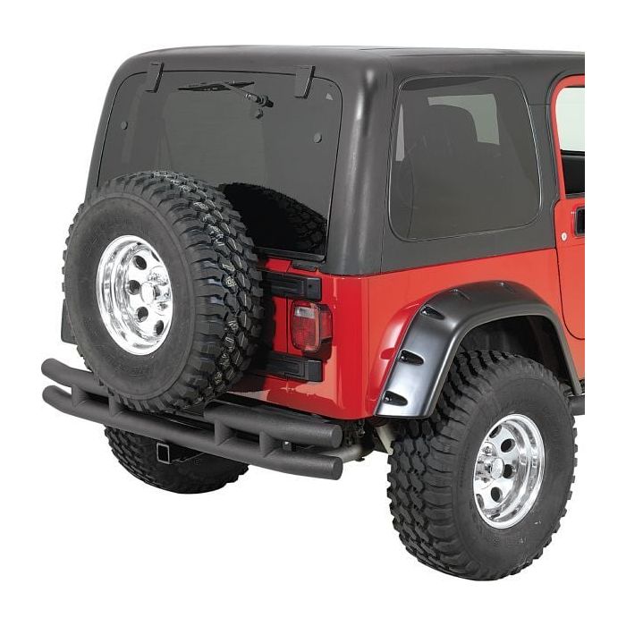 QR3 REAR BUMPER W/HITCH TEXTURED BLACK YJ/TJ   KIT