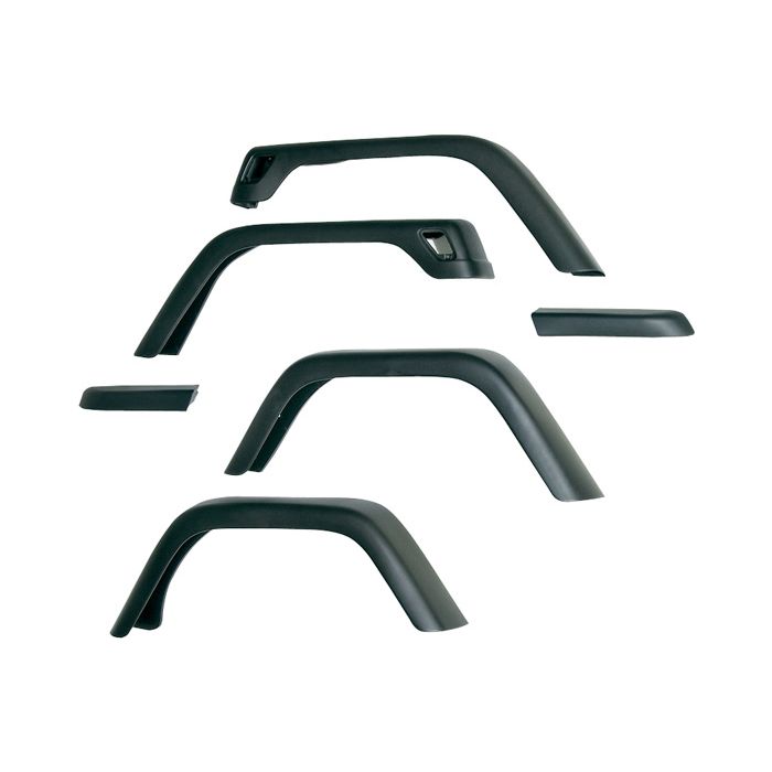 OMIX-ADA 11608.11 7" Fender Flare Kit for 97-06 Jeep Wrangler TJ & Unlimited