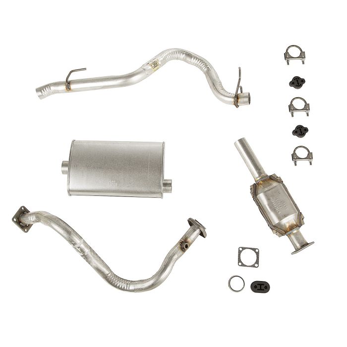 OMIX-ADA 17606.30 Exhaust Kit  for 87-92 Jeep Wrangler YJ with 2.5L Engine 