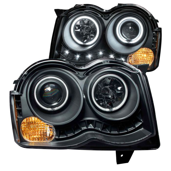 HEADLIGHTS 08-10 WK PROJE W/HALO CHROME 111214