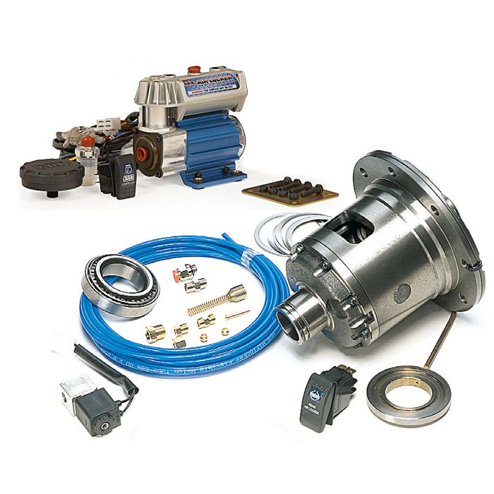 ARB  Air Locker with Free Compact Air Compressor for 71-18 Jeep Vehicles with 27 Spline Front Dana 30 with 3.54 and Numerically Lower Gear Ratio