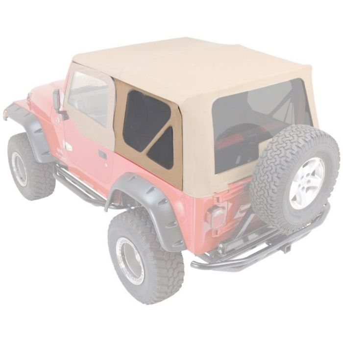 Rampage Products  Replacement Driver Side Tinted Window for 97-06 Jeep Wrangler TJ Rampage Complete or Rampage Replacement Soft Tops ONLY