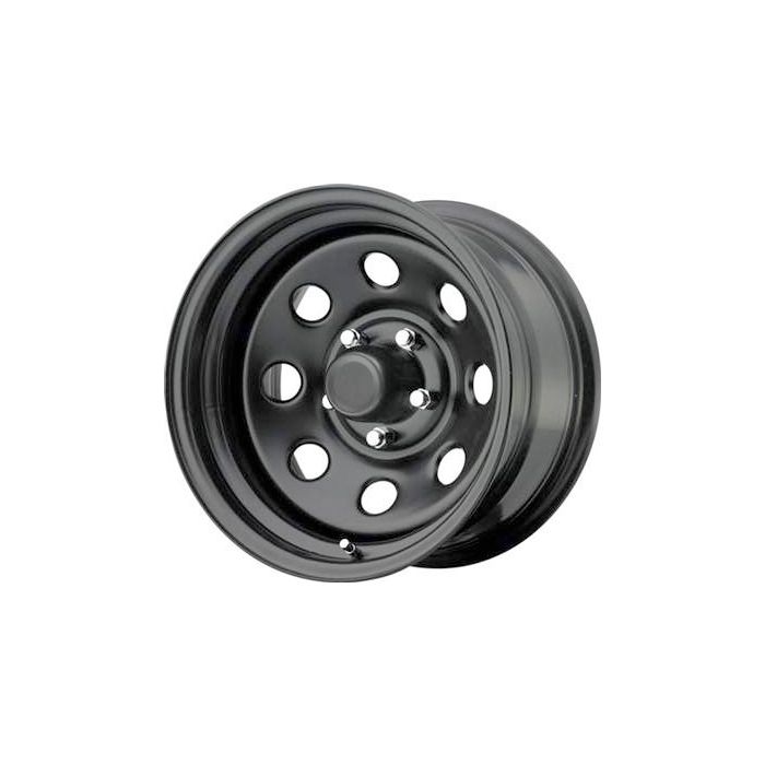Pro Comp  Soft 8 Series 97 1-Piece Flat Black Steel for Jeep Vehicles with 5x5.5 Bolt Pattern