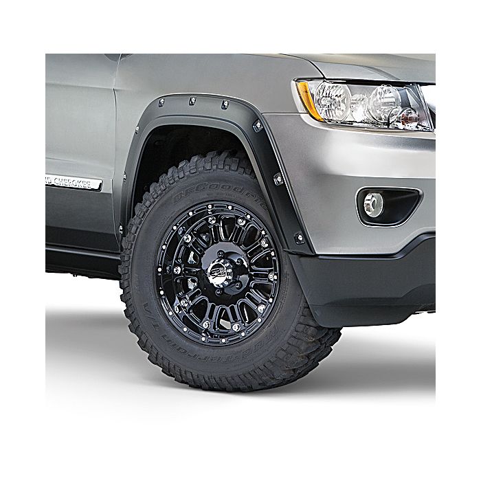 Bushwacker 10075-02 Front Pocket Style Fender Flares for 11-16 Jeep Grand Cherokee WK2