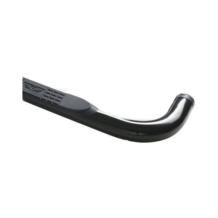 Rampage Products 8825 3" Side Bar with Step in Textured Black for 87-06 Jeep Wrangler YJ & TJ