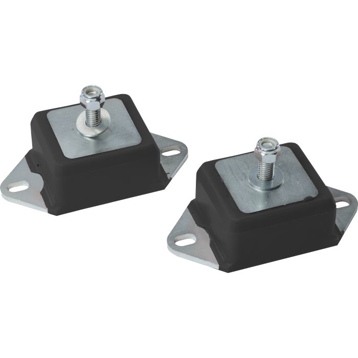 MOTOR MOUNTS-BLACK 72-86 W/6 CYL