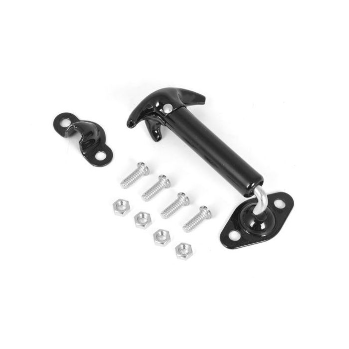 OMIX 11210.05 Black Hood Catch for 46-63 Willys & Jeep CJ Models