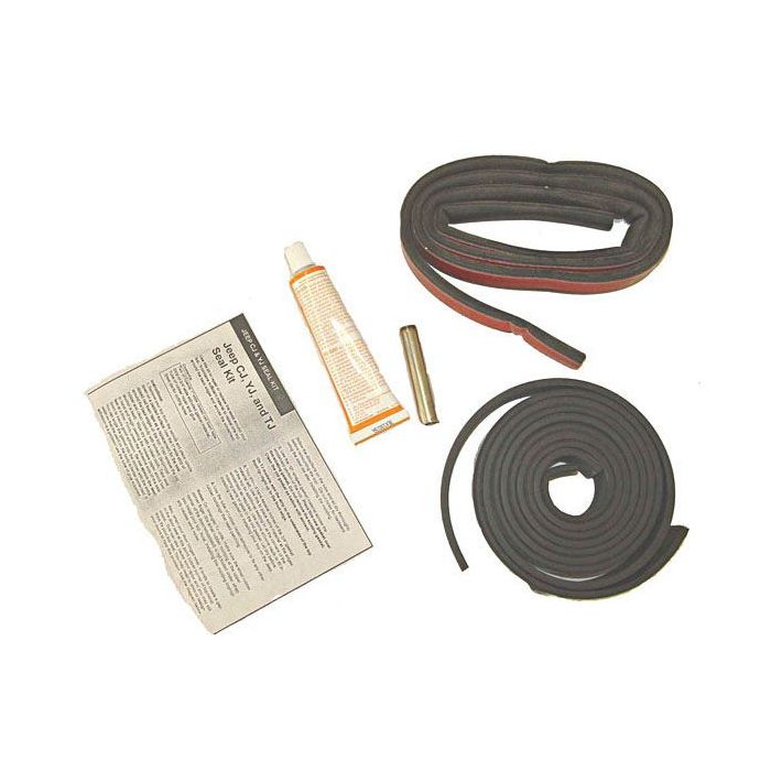 OMIX 12304.07 Hardtop Seal Kit with Sealant for 87-06 Jeep Wrangler YJ & Wrangler TJ