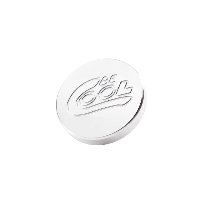 ROUND RADIATOR CAP-13 LBS-POLISHED