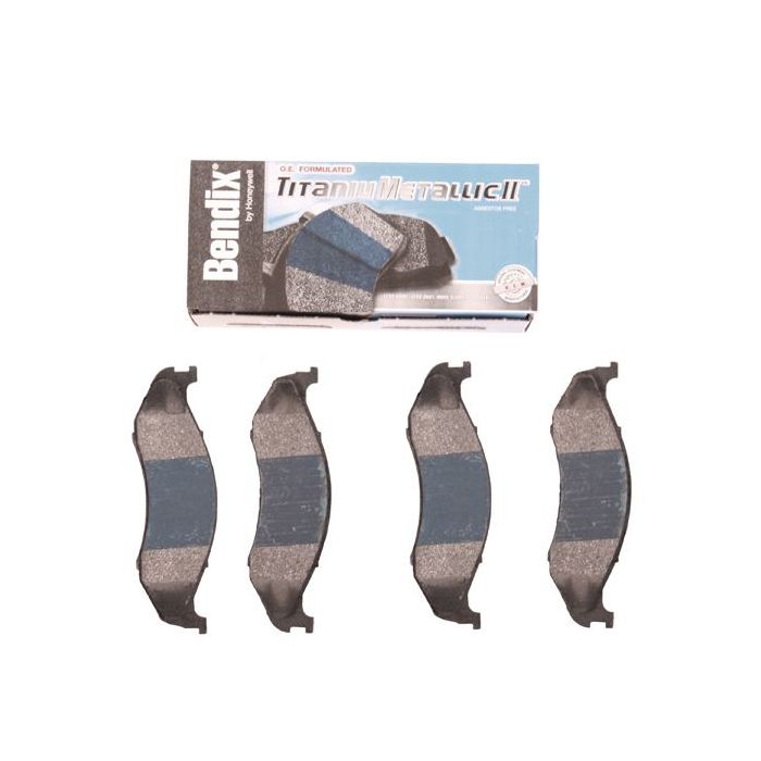 OMIX-ADA 16728.14 Front Titanium Disc Brake Pads for 90-06 Jeep Cherokee XJ, Grand Cherokee ZJ, Wrangler YJ, TJ & Unlimited