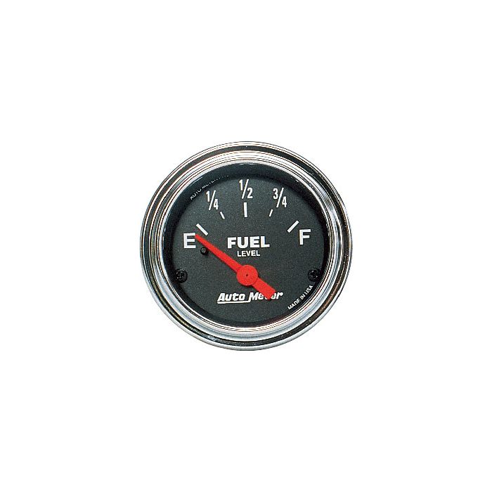 CHROME 2 1/16 GAS GAUGE 0-90 OHMS