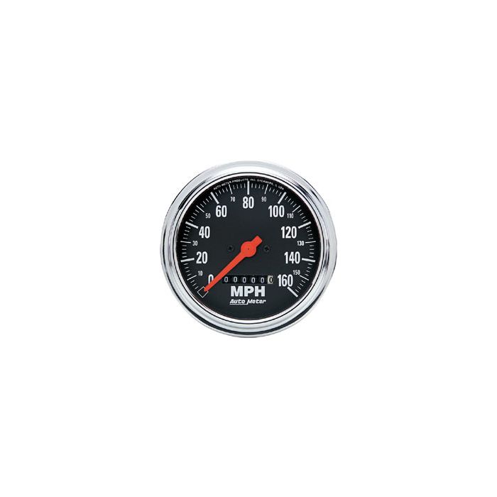 CHROME 3-3/8 SPEEDOMETER 160 MPH