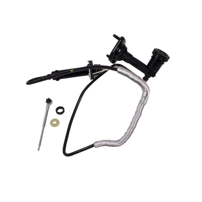 OMIX 16907.02 Clutch Master Cylinder, Clutch Slave Cylinder & Hose Kit for 97-02 Jeep Wrangler TJ with 2.5L or 4.0L Engine & Left Hand Drive