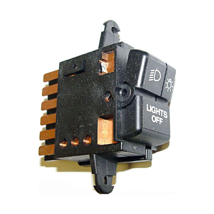 OMIX 17234.05 Headlight On/Off Switch for 87-95 Jeep Wrangler YJ; 95-96 Cherokee XJ and 94-96 Grand Cherokee ZJ