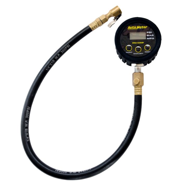 Auto Meter 2163 Autometer Tire Pressure Gauge 0-50 PSI Pro Comp Precision Digital 