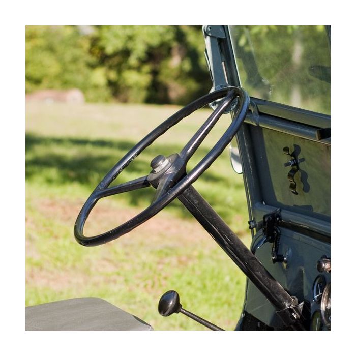 OMIX 18031.01 Steering Wheel in Black for 45-64 Jeep Vehicles