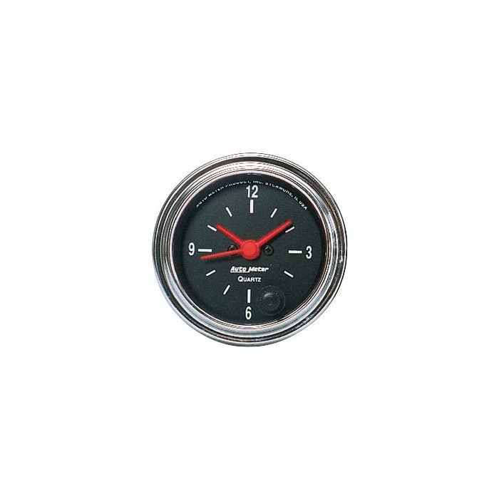 Auto Meter 2585 AUTO METER 2 1/16" Diameter Clock with Quartz Movement