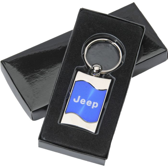 AUG JEEP WAVE KEY CHAIN BLUE