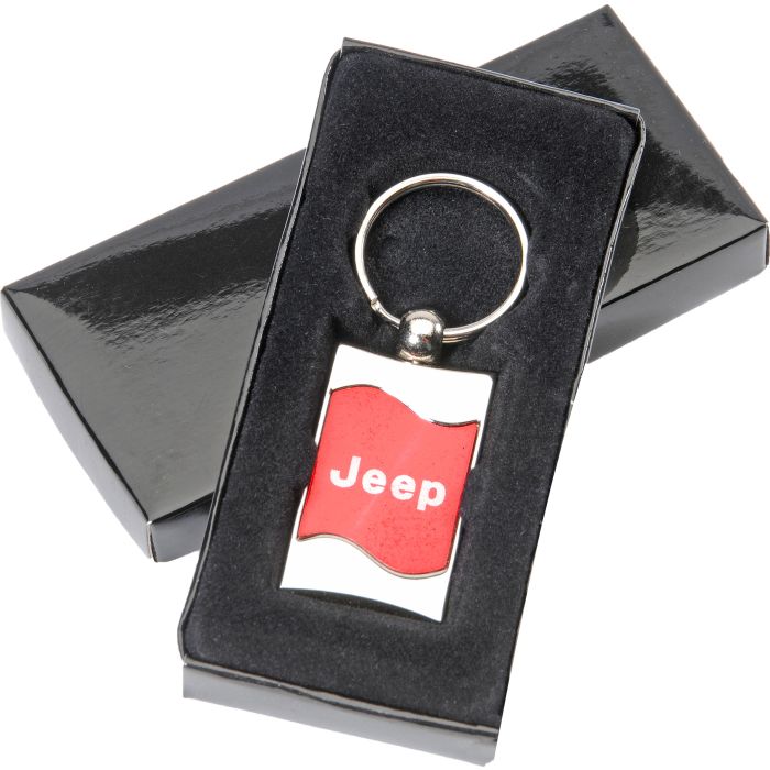AUG JEEP WAVE KEY CHAIN RED