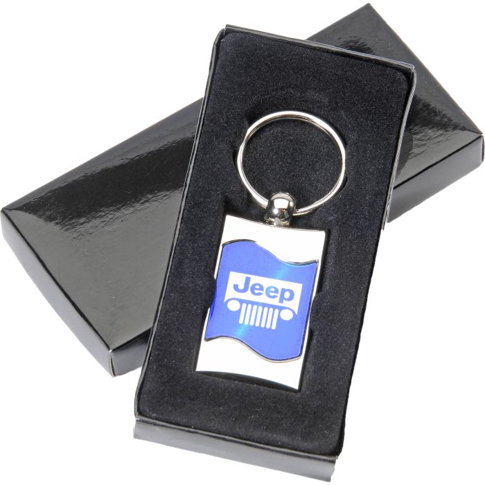 AUG JEEP GRILLE WAVE KEY CHAIN BLUE