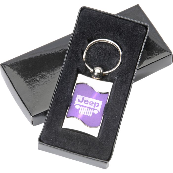 AUG JEEP GRILLE WAVE KEY CHAIN PURPLE