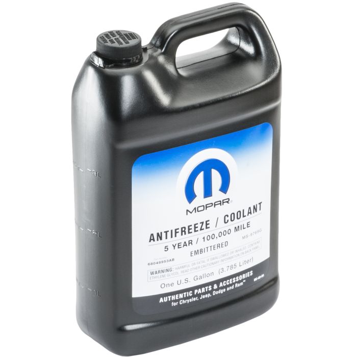 Mopar 68048953AB Standard HOAT Coolant and Antifreeze for 07-12 Jeep Wrangler JK