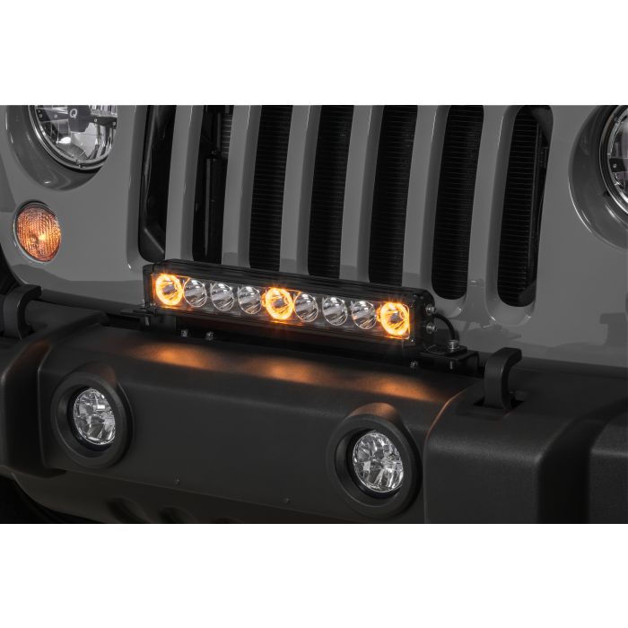 Quadratec  J3 LED 17" Light Bar with Grille Mount Brackets and Wiring for 07-18 Jeep Wrangler JK