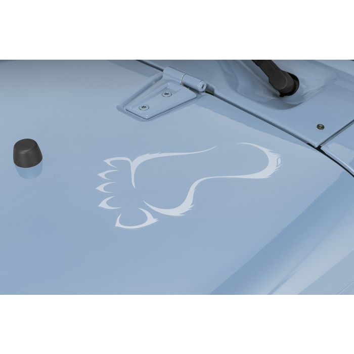 68141692AA - MOPAR FOOTPRINT DECAL HOOD 2012 JK