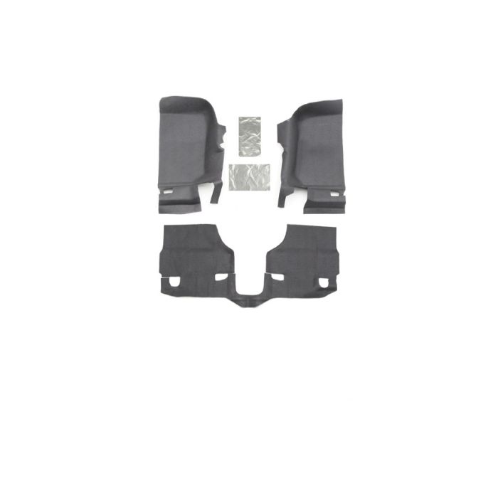 Bedrug  BedTred Premium Molded Front Floor Covering for 07-18 Jeep Wrangler JK 2 Door
