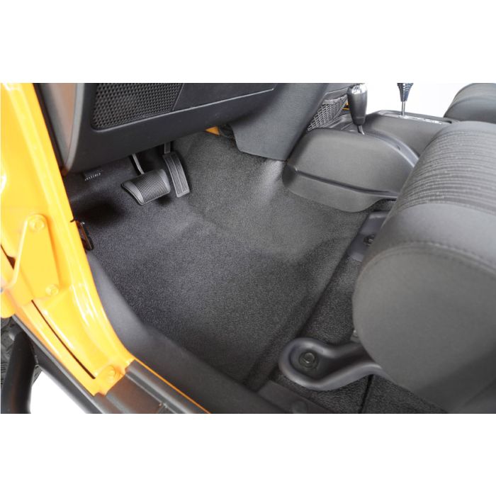 Bedrug BTJK07F4 BedTred Premium Molded Front Floor Covering for 07-18 Jeep Wrangler Unlimited JK 4 Door