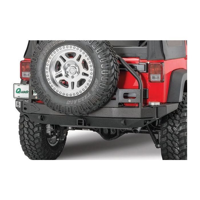 Smittybilt KIT 76896 XRC Rear Atlas Bumper and Tire Carrier for 07-18 Jeep Wrangler JK