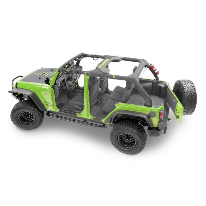 Bedrug  Premium Carpeted Floor Covering Kit for 07-18 Jeep Wrangler JK