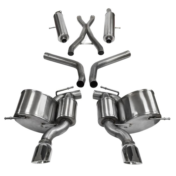 Corsa Performance  Sport Cat Back System for 12-21 Jeep Grand Cherokee WK2 SRT8 with 6.4L