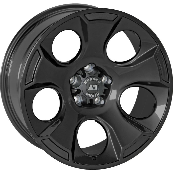 Rugged Ridge  Drakon Wheel in Satin Black for 07-19 Jeep Wrangler JK, JL & 2020 Gladiator JT
