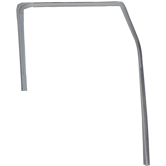 Mopar 55395729AF Left Front Full Steel Door Glass Run Channel Weatherstrip for 07-18 Jeep Wrangler JK