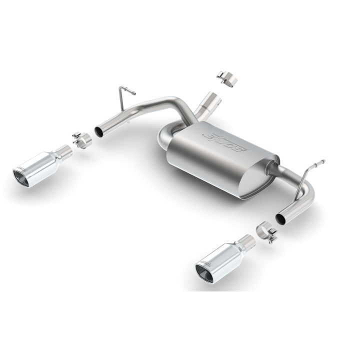 BORLA TOURING EXHAUST DUAL 12-UP JK 3.6