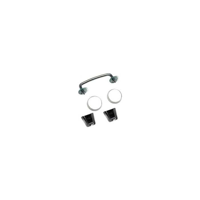 Rugged Ridge 11101.06 Stainless Steel Hood Tie Down Kit for 13-18 Jeep Wrangler JK