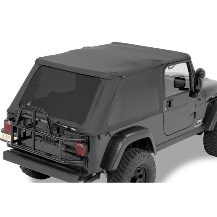 Bestop 52821-35 Trektop NX Replace-a-top Soft Top in Black Diamond for 04-06 Jeep Wrangler TJ Unlimited with Trektop NX