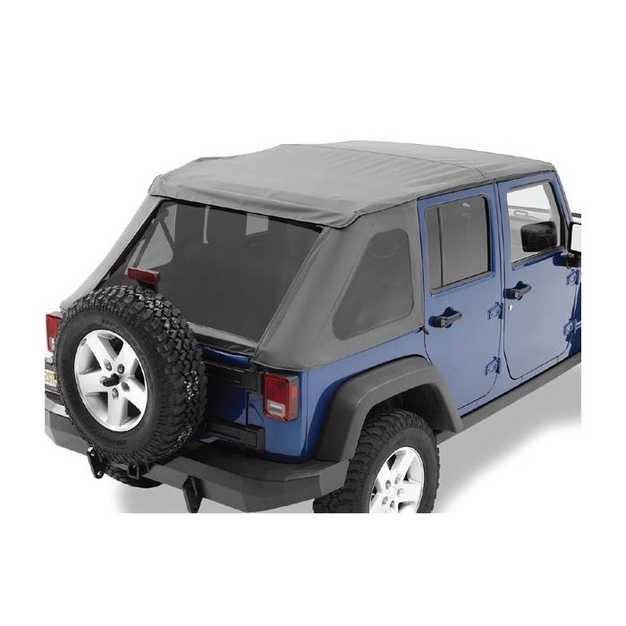 Bestop 5282335 Trektop NX Replace-a-top Soft Top in Black Diamond for 07-18 Jeep Wrangler Unlimited JK 4 Door with Trektop NX