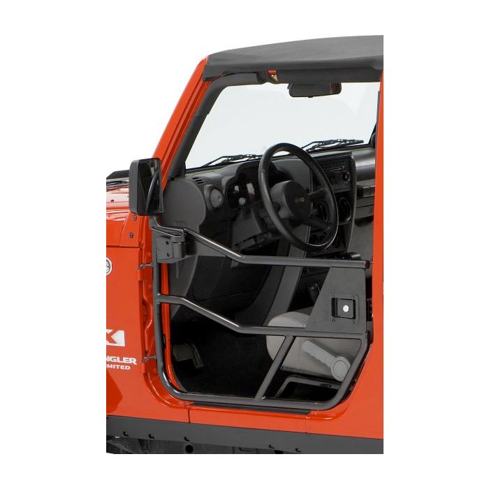 Bestop 51826-01 HighRock 4x4 Element Front Doors in Matte Black for 07-18 Jeep Wrangler & Wrangler Unlimited JK